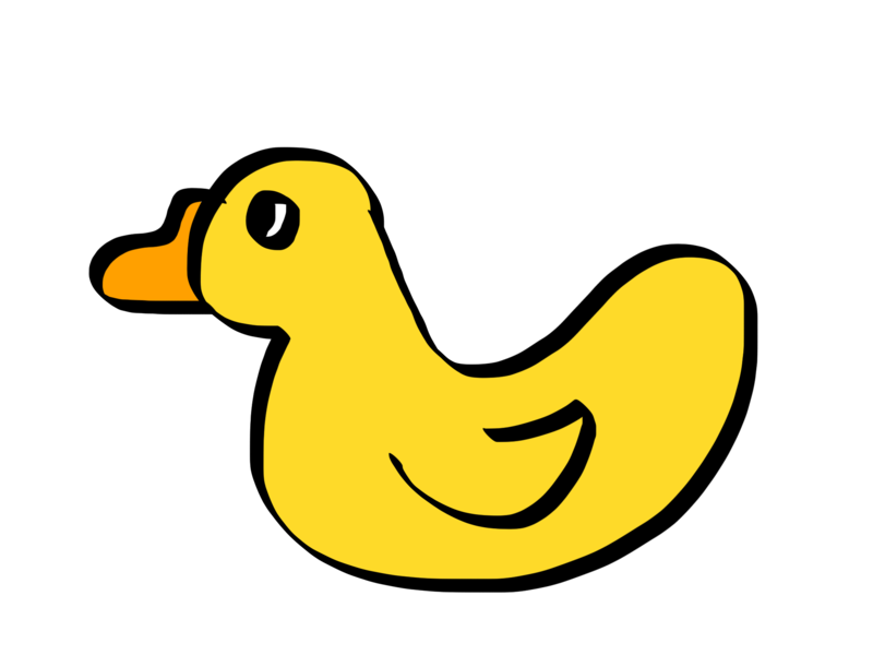 yellow, bath duck, duck, cartoon
