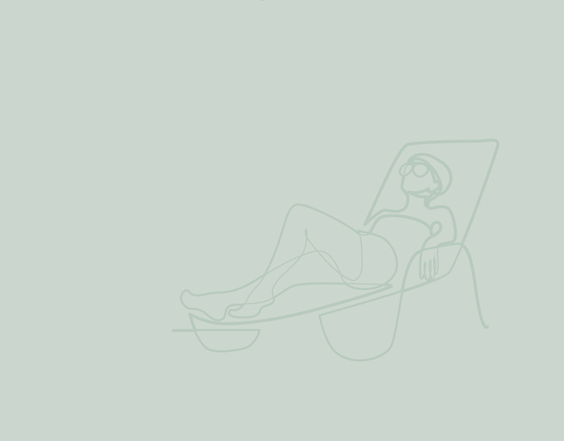 Relaxbett im Ruhehaus