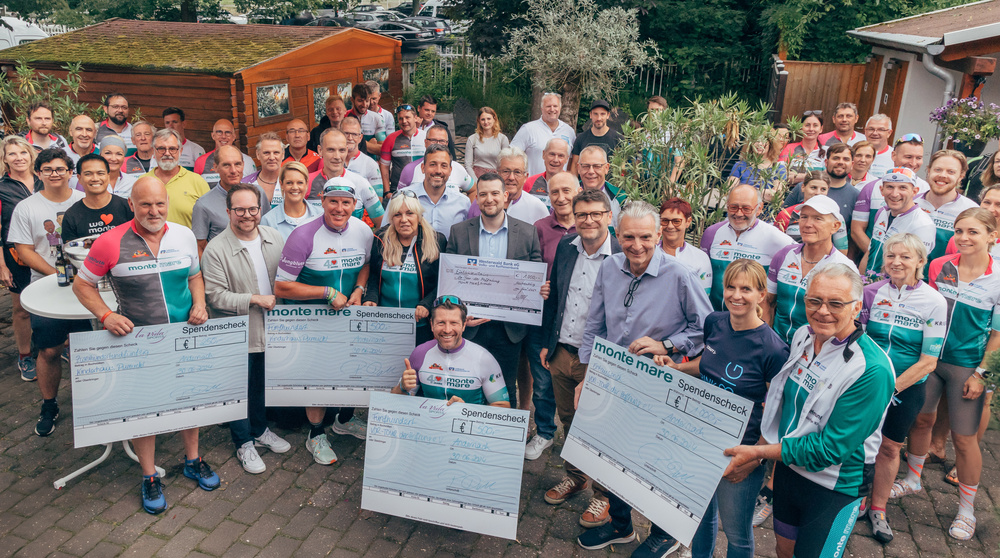 Benefiz-Radtour bringt 16.000 Euro
