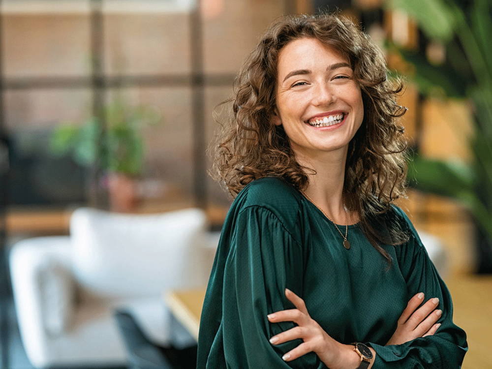 Entspannte Mitarbeiter