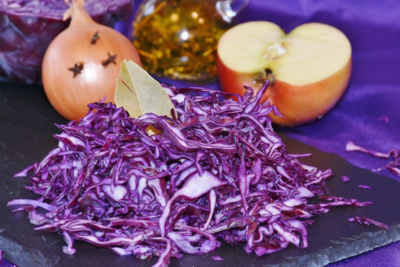 red cabbage, raw, meal