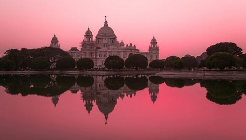 Sunset in the City of Joy